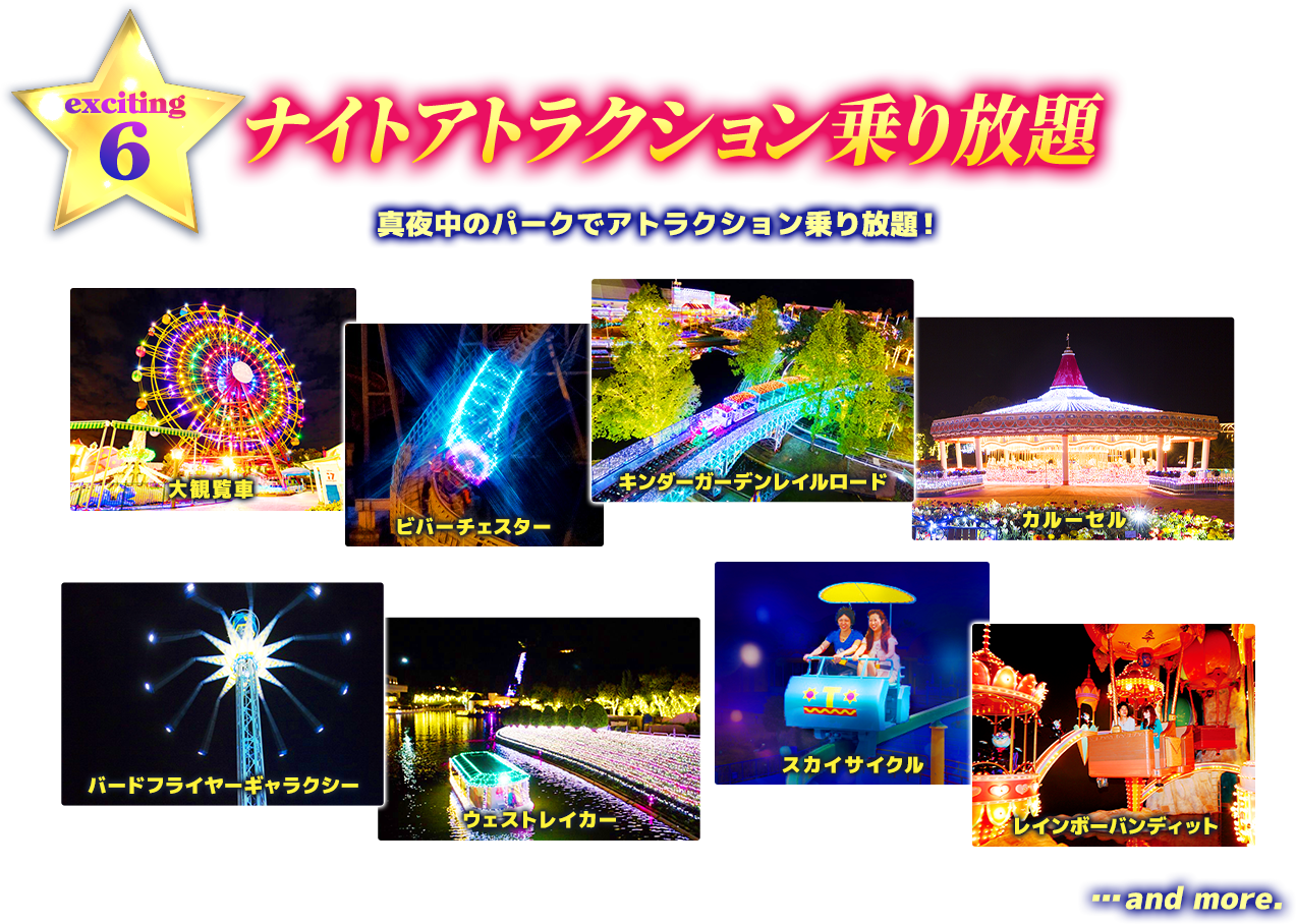 ナイトアトラクション乗り放題